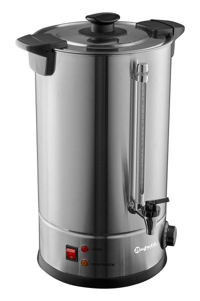 Электрокипятильник Bufett CWB 032DW с двойными стенками 15л, серебряный, 641032