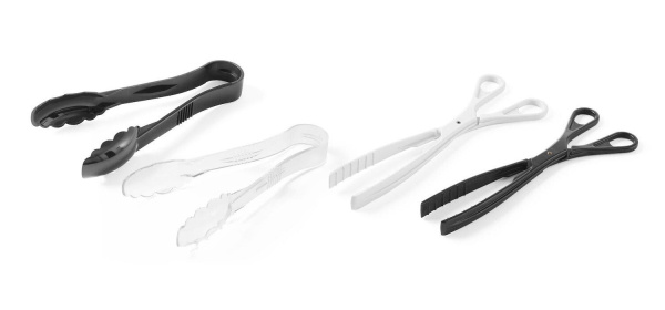 Щипцы сервировочные универсальные HENDI 657607, черные, 230 мм