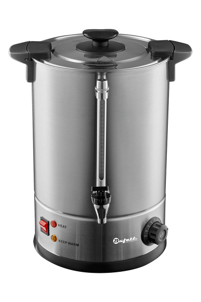 Электрокипятильник Bufett CWB 030DW с двойными стенками 10л, серебряный, 641030
